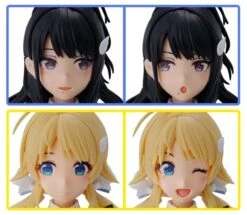 30MS Model Kit: Option Hair Style & Face Parts Set (Hiori Kazano/ Meguru Hachimiya)