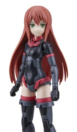 30MS Model Kit: Option Hair Style Parts Vol.3 Long Hair 2 (Red 2)