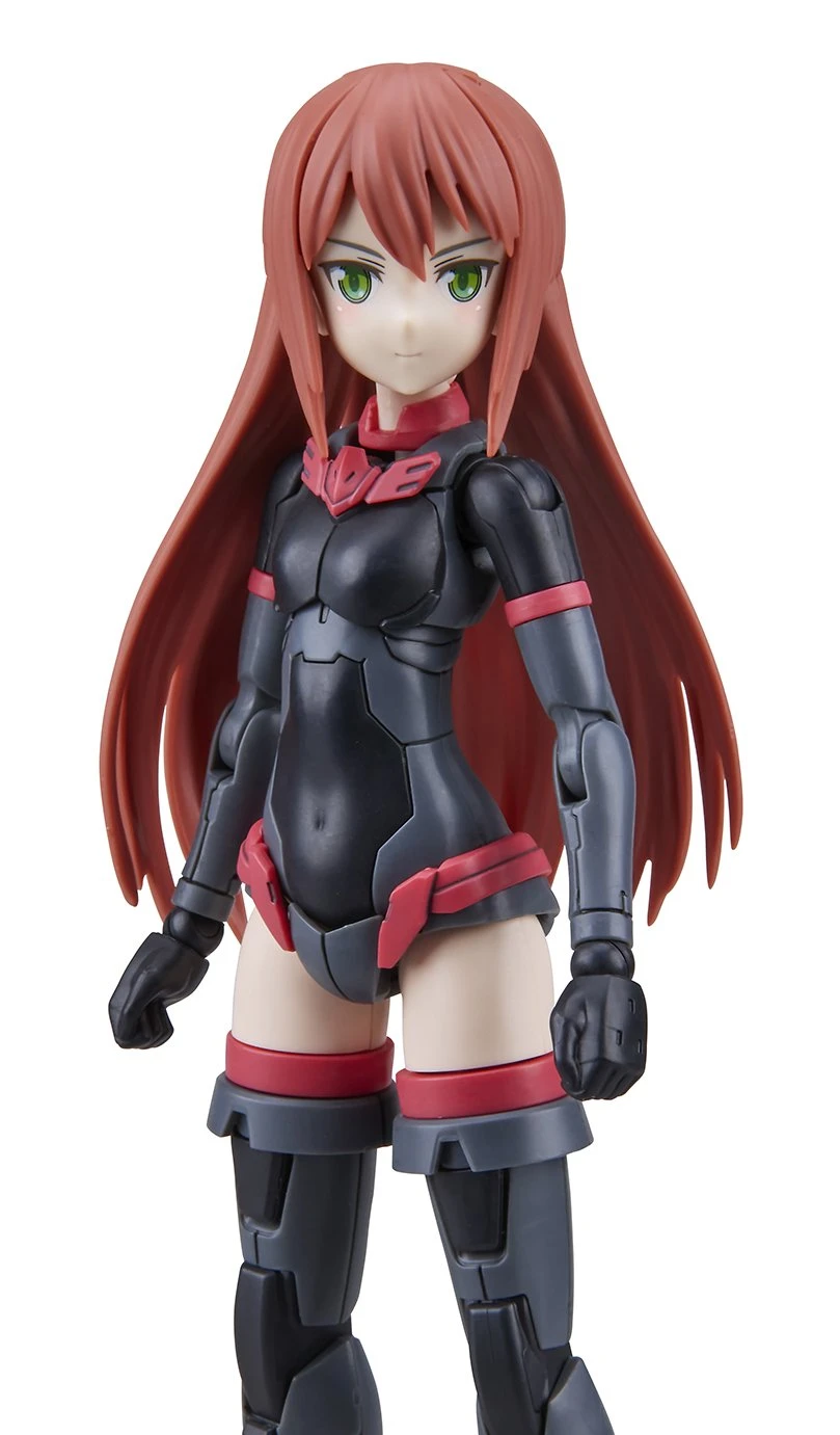 30MS Model Kit: Option Hair Style Parts Vol.3 Long Hair 2 (Red 2)