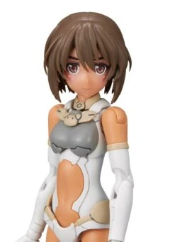 30MS Model Kit: Option Hair Style Parts Vol.6 All 4 Types Medium Hair 2 (Brown 1)