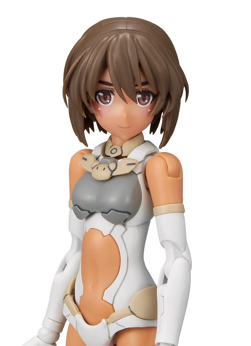 30MS Model Kit: Option Hair Style Parts Vol.6 All 4 Types Medium Hair 2 (Brown 1)