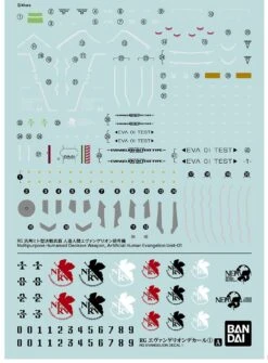 Evangelion Decal Real Grade For RG Evangelion Decal 1