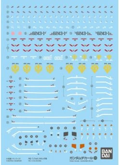Gundam Decal Real Grade For Zeong #131
