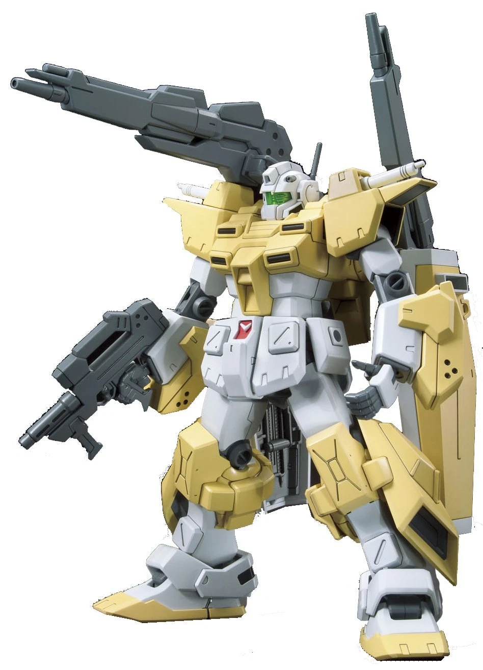 Gundam High Grade Build Fighters 1/144 Scale Model Kit: #019 Powered GM Cardigan