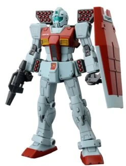 Gundam High Grade Gundam The Origin 1/144 Scale Model Kit: RGM-79 GM (Shoulder Cannon/Missile Pod)