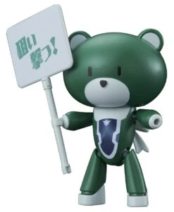 Gundam High Grade Petit'Gguy 1/144 Scale Model Kit: Petit'gguy Lockon Stratos Green & Placard