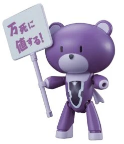 Gundam High Grade Petit'Gguy 1/144 Scale Model Kit: Petit'gguy Tieria Erde Purple & Placard