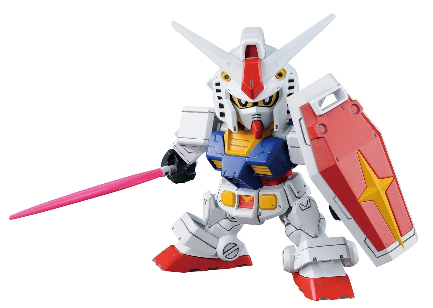 Gundam SD Gundam Cross Silhouette Model Kit: #01 RX-78-2 Gundam