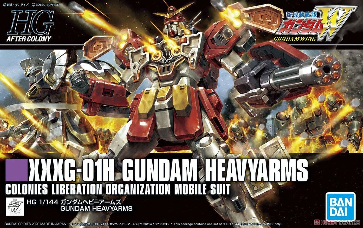 Gundam High Grade After Colony 1/144 Scale Model Kit: #236 XXXG-01H Gundam Heavyarms - Image 2