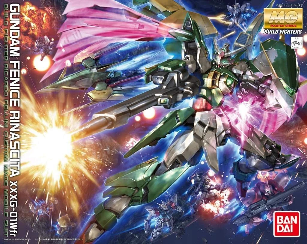 Gundam Master Grade Gundam Build Fighters 1/100 Scale Model Kit: Gundam Fenice Rinascita - Image 2