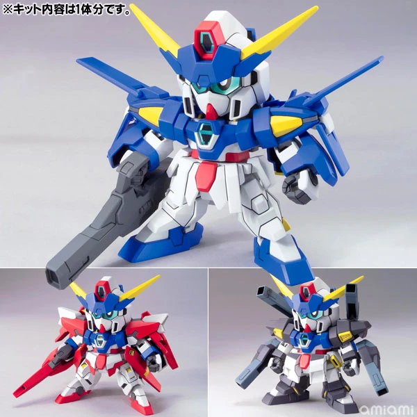 Gundam SD BB Model Kit: #372 Gundam Age-3 (Normal/Orbital/Fortress) - Image 2
