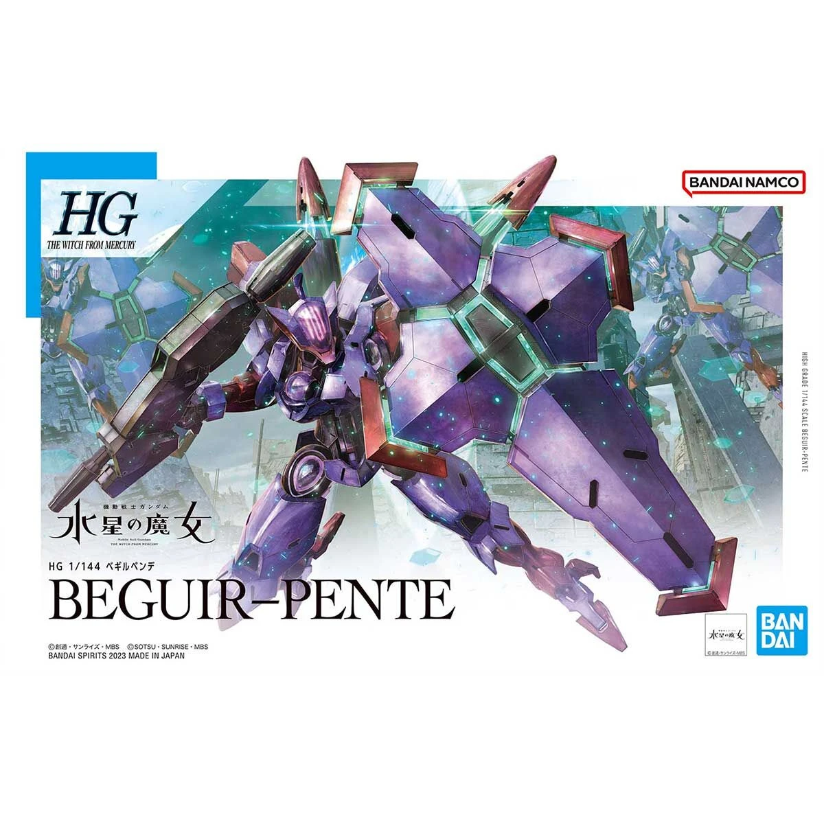 Gundam High Grade The Witch From Mercury 1/144 Scale Model Kit: #12 Beguir-Pente - Image 10