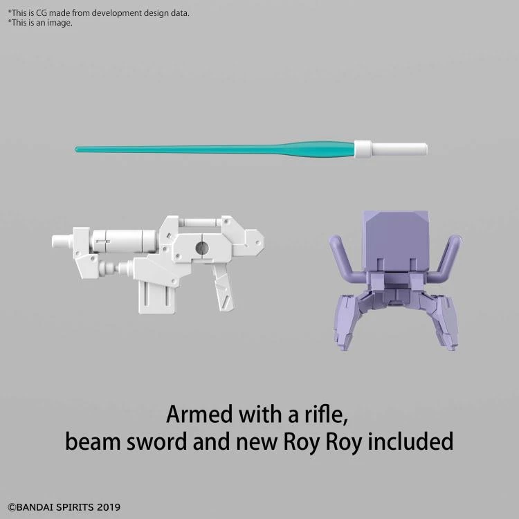 30MM 1/144 Scale Model Kit: #46 EEXM-S01U Forestieri 01 - Image 6