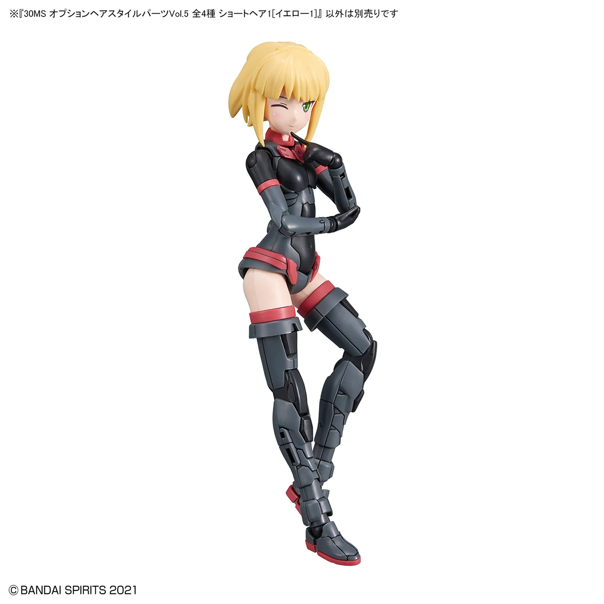 30MS Model Kit: Option Hair Style Parts Vol.5 All 4 Types - Image 6