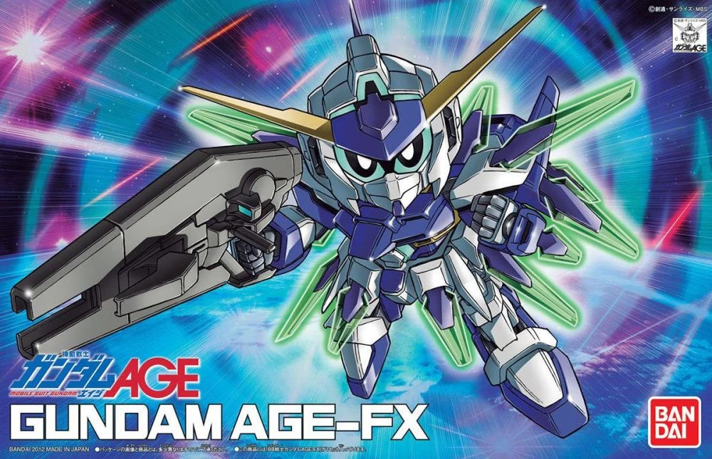 Gundam SD BB Model Kit: #376 Gundam Age-FX - Image 2