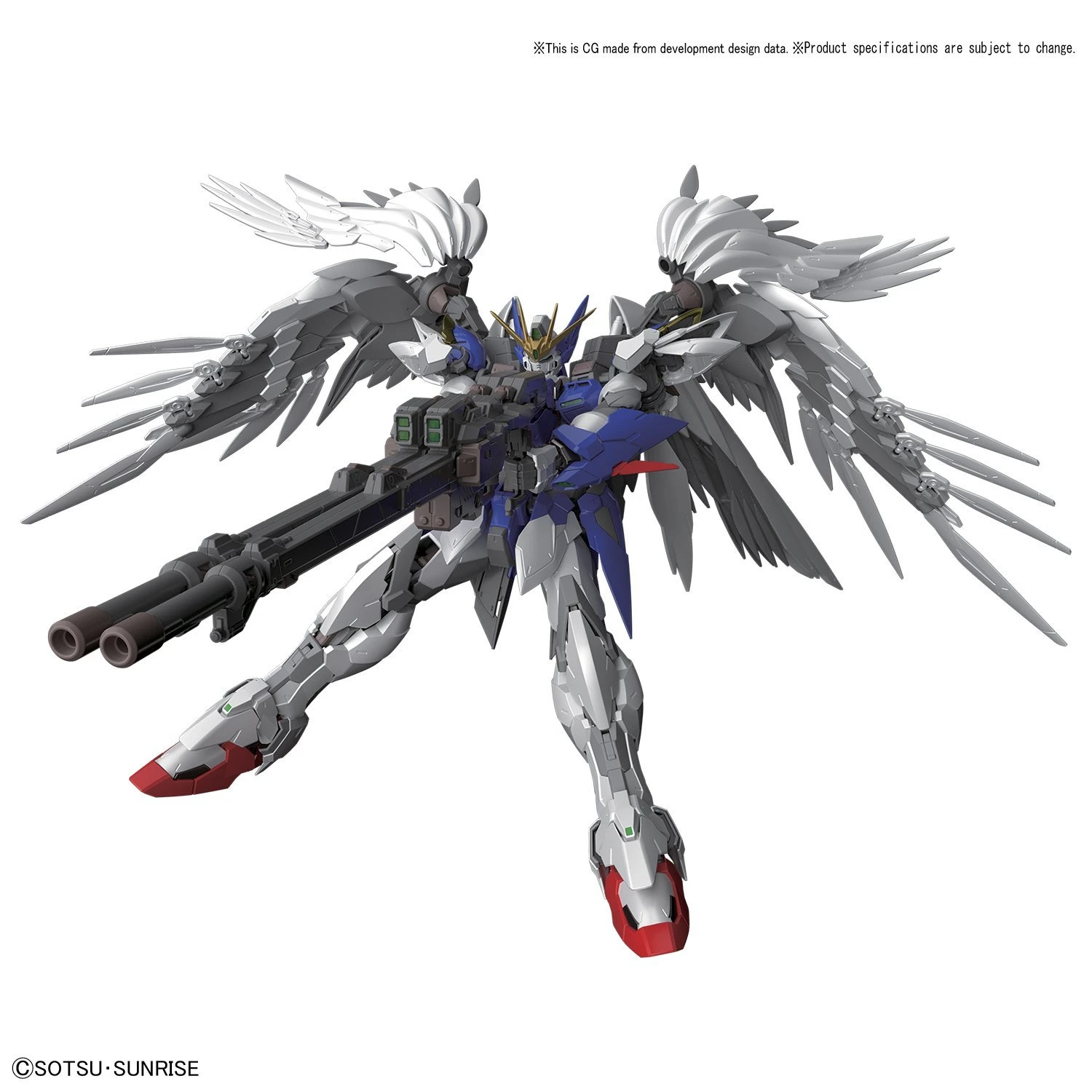 Gundam High-Resolution Model 1/100 Scale Model Kit: Wing Gundam Zero EW (Special Coating) - Image 2