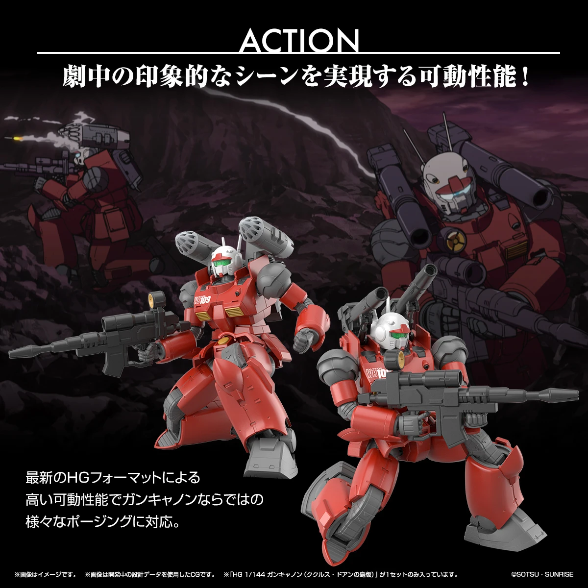 Gundam High Grade 1/144 Scale Model Kit: Guncannon (Cucuruz Doan’s Island Ver.) - Image 7