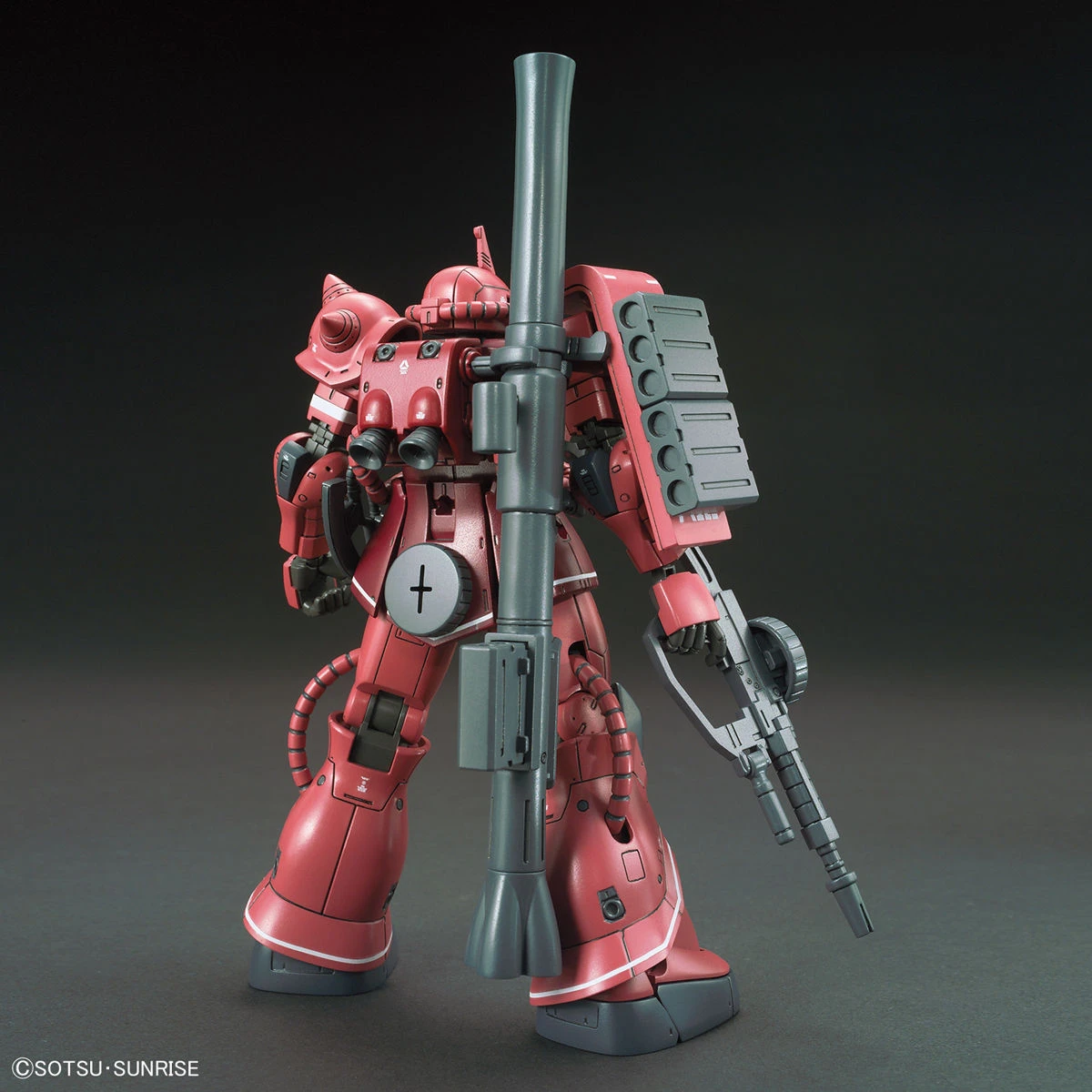 Gundam High Grade Gundam The Origin 1/144 Scale Model Kit: #024 MS-06S Zaku II (Red Comet Ver.) - Image 2