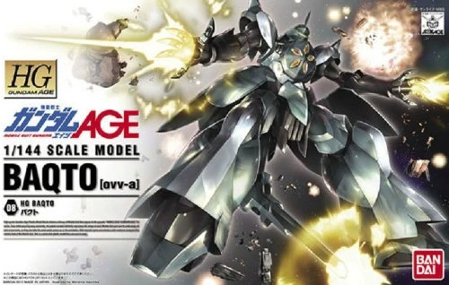 Gundam High Grade Gundam Age 1/144 Scale Model Kit: #08 Baqto - Image 2