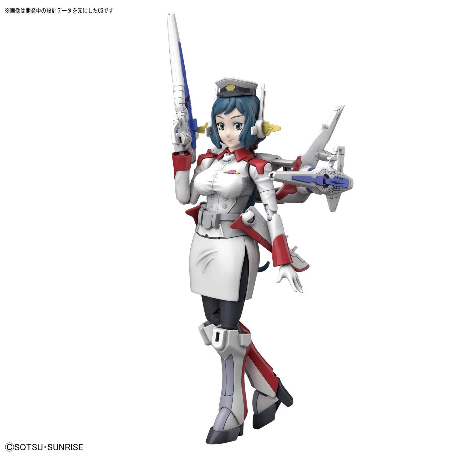 Gundam High Grade Build Fighters 1/144 Scale Model Kit: #067 Mrs. Loreng-Rinko - Image 2