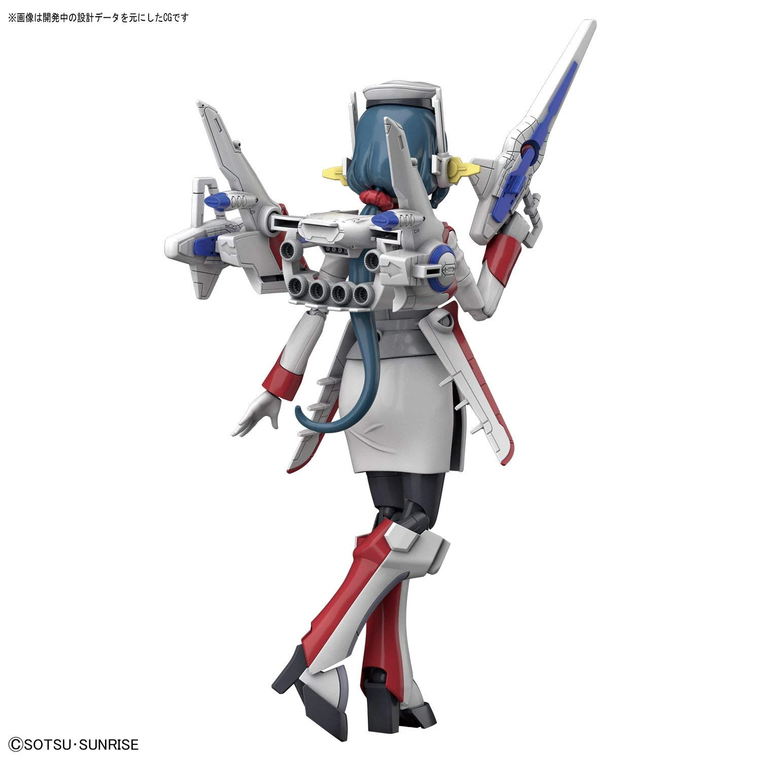 Gundam High Grade Build Fighters 1/144 Scale Model Kit: #067 Mrs. Loreng-Rinko - Image 3